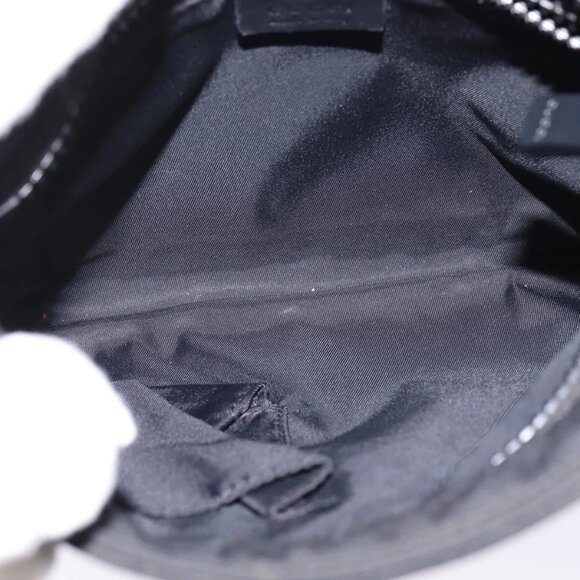 GUCCI Web Sherry Line Shoulder Bag Nylon Black - Picture 10 of 15